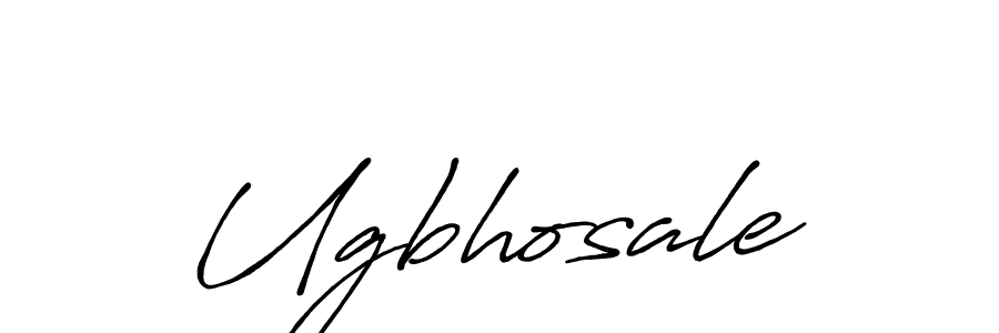 Similarly Antro_Vectra_Bolder is the best handwritten signature design. Signature creator online .You can use it as an online autograph creator for name Ugbhosale. Ugbhosale signature style 7 images and pictures png