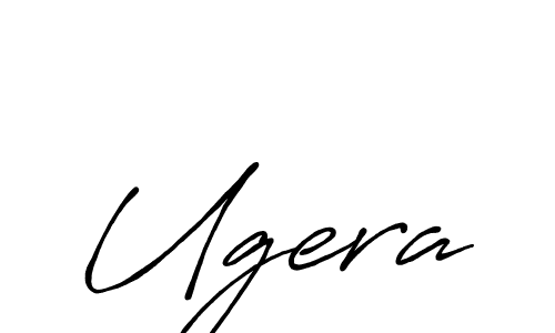 Design your own signature with our free online signature maker. With this signature software, you can create a handwritten (Antro_Vectra_Bolder) signature for name Ugera. Ugera signature style 7 images and pictures png