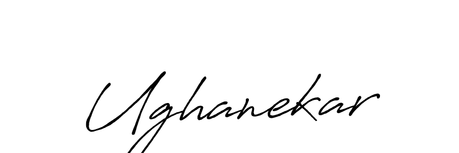 Create a beautiful signature design for name Ughanekar. With this signature (Antro_Vectra_Bolder) fonts, you can make a handwritten signature for free. Ughanekar signature style 7 images and pictures png