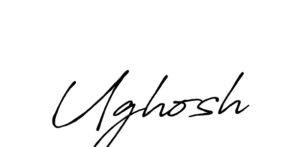 Make a beautiful signature design for name Ughosh. Use this online signature maker to create a handwritten signature for free. Ughosh signature style 7 images and pictures png