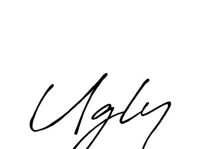 Similarly Antro_Vectra_Bolder is the best handwritten signature design. Signature creator online .You can use it as an online autograph creator for name Ugly. Ugly signature style 7 images and pictures png