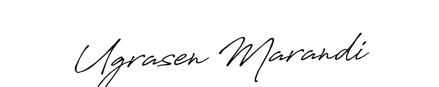 This is the best signature style for the Ugrasen Marandi name. Also you like these signature font (Antro_Vectra_Bolder). Mix name signature. Ugrasen Marandi signature style 7 images and pictures png