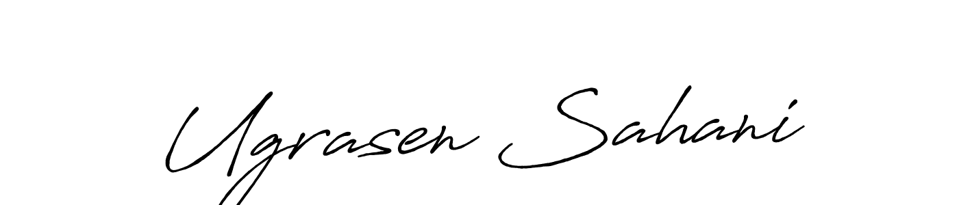 It looks lik you need a new signature style for name Ugrasen Sahani. Design unique handwritten (Antro_Vectra_Bolder) signature with our free signature maker in just a few clicks. Ugrasen Sahani signature style 7 images and pictures png