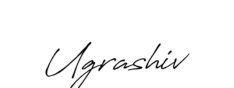 Also we have Ugrashiv name is the best signature style. Create professional handwritten signature collection using Antro_Vectra_Bolder autograph style. Ugrashiv signature style 7 images and pictures png