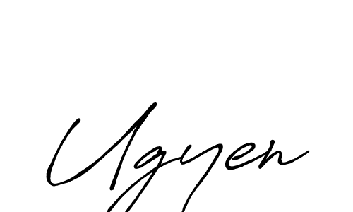 Ugyen stylish signature style. Best Handwritten Sign (Antro_Vectra_Bolder) for my name. Handwritten Signature Collection Ideas for my name Ugyen. Ugyen signature style 7 images and pictures png