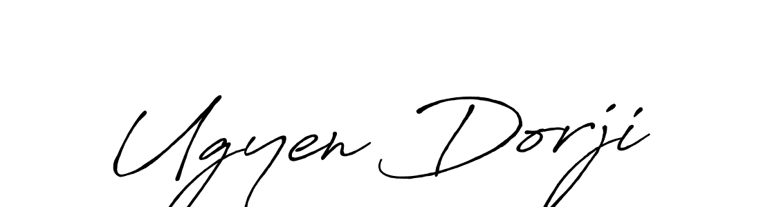Ugyen Dorji stylish signature style. Best Handwritten Sign (Antro_Vectra_Bolder) for my name. Handwritten Signature Collection Ideas for my name Ugyen Dorji. Ugyen Dorji signature style 7 images and pictures png
