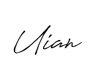 Similarly Antro_Vectra_Bolder is the best handwritten signature design. Signature creator online .You can use it as an online autograph creator for name Uian. Uian signature style 7 images and pictures png