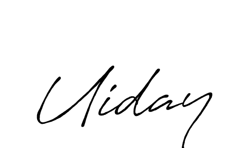 Similarly Antro_Vectra_Bolder is the best handwritten signature design. Signature creator online .You can use it as an online autograph creator for name Uiday. Uiday signature style 7 images and pictures png