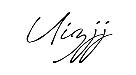 This is the best signature style for the Uizjj name. Also you like these signature font (Antro_Vectra_Bolder). Mix name signature. Uizjj signature style 7 images and pictures png
