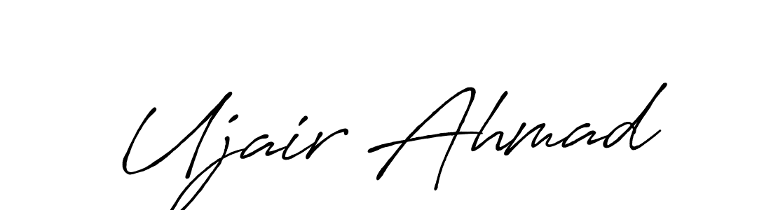 Design your own signature with our free online signature maker. With this signature software, you can create a handwritten (Antro_Vectra_Bolder) signature for name Ujair Ahmad. Ujair Ahmad signature style 7 images and pictures png