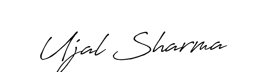 Antro_Vectra_Bolder is a professional signature style that is perfect for those who want to add a touch of class to their signature. It is also a great choice for those who want to make their signature more unique. Get Ujal Sharma name to fancy signature for free. Ujal Sharma signature style 7 images and pictures png