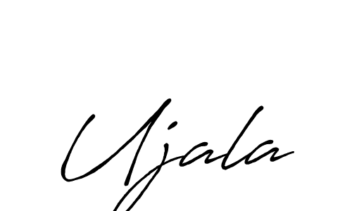 Also You can easily find your signature by using the search form. We will create Ujala name handwritten signature images for you free of cost using Antro_Vectra_Bolder sign style. Ujala signature style 7 images and pictures png