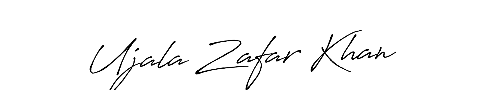 Also we have Ujala Zafar Khan name is the best signature style. Create professional handwritten signature collection using Antro_Vectra_Bolder autograph style. Ujala Zafar Khan signature style 7 images and pictures png