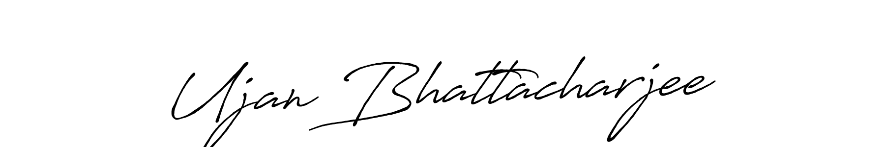 Use a signature maker to create a handwritten signature online. With this signature software, you can design (Antro_Vectra_Bolder) your own signature for name Ujan Bhattacharjee. Ujan Bhattacharjee signature style 7 images and pictures png