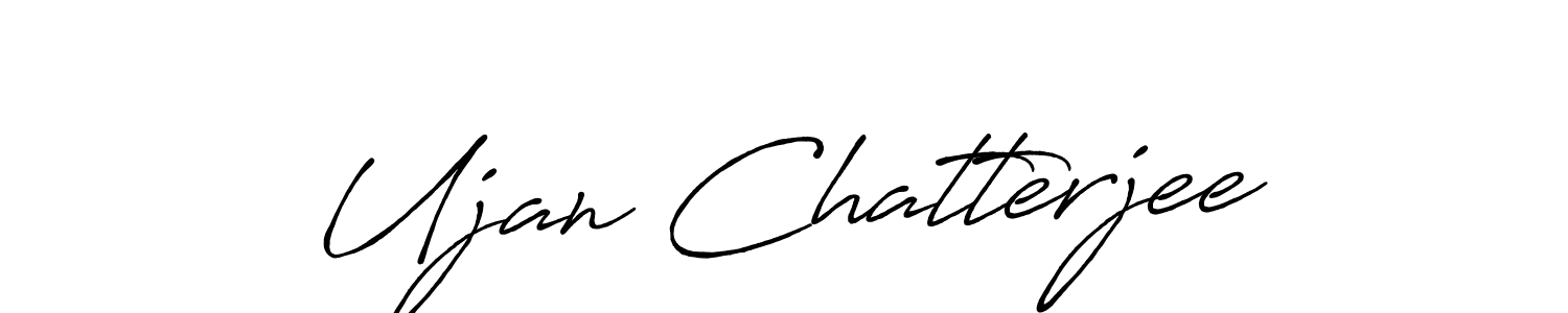 Ujan Chatterjee stylish signature style. Best Handwritten Sign (Antro_Vectra_Bolder) for my name. Handwritten Signature Collection Ideas for my name Ujan Chatterjee. Ujan Chatterjee signature style 7 images and pictures png