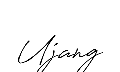 Create a beautiful signature design for name Ujang. With this signature (Antro_Vectra_Bolder) fonts, you can make a handwritten signature for free. Ujang signature style 7 images and pictures png