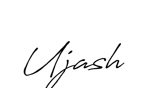 if you are searching for the best signature style for your name Ujash. so please give up your signature search. here we have designed multiple signature styles  using Antro_Vectra_Bolder. Ujash signature style 7 images and pictures png