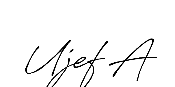 You should practise on your own different ways (Antro_Vectra_Bolder) to write your name (Ujef A) in signature. don't let someone else do it for you. Ujef A signature style 7 images and pictures png