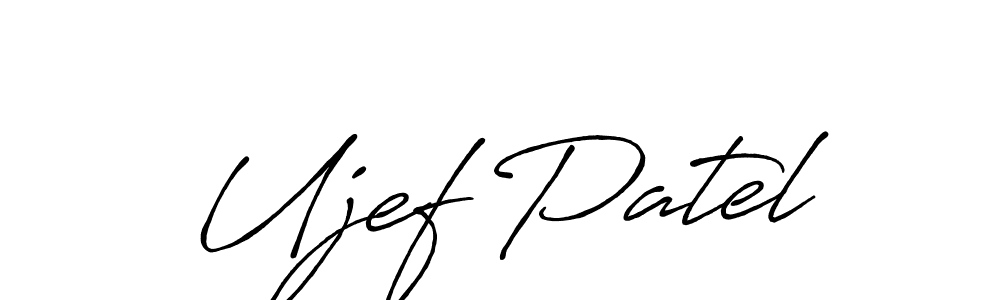 Make a beautiful signature design for name Ujef Patel. Use this online signature maker to create a handwritten signature for free. Ujef Patel signature style 7 images and pictures png