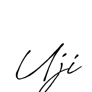 It looks lik you need a new signature style for name Uji. Design unique handwritten (Antro_Vectra_Bolder) signature with our free signature maker in just a few clicks. Uji signature style 7 images and pictures png