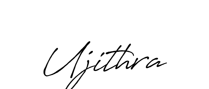 Create a beautiful signature design for name Ujithra. With this signature (Antro_Vectra_Bolder) fonts, you can make a handwritten signature for free. Ujithra signature style 7 images and pictures png