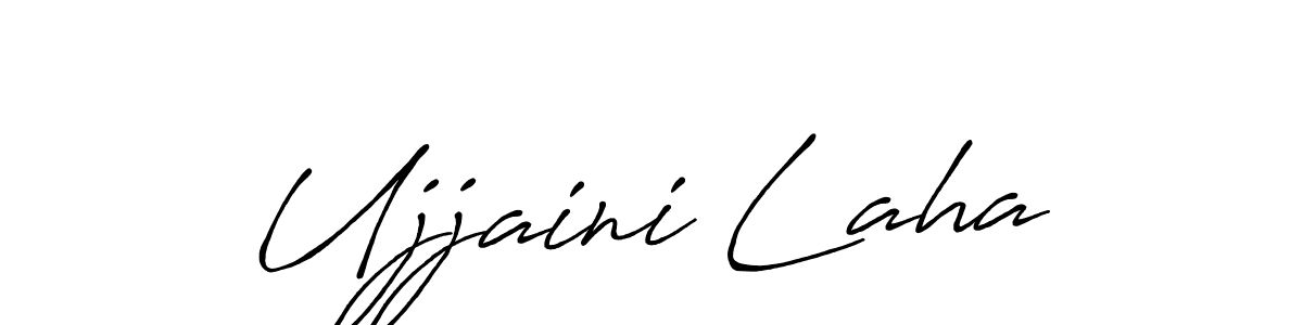 How to make Ujjaini Laha signature? Antro_Vectra_Bolder is a professional autograph style. Create handwritten signature for Ujjaini Laha name. Ujjaini Laha signature style 7 images and pictures png