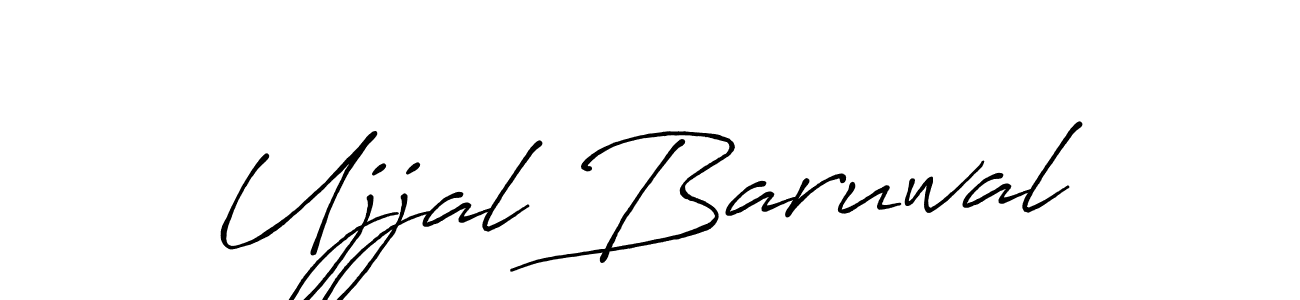 Ujjal Baruwal stylish signature style. Best Handwritten Sign (Antro_Vectra_Bolder) for my name. Handwritten Signature Collection Ideas for my name Ujjal Baruwal. Ujjal Baruwal signature style 7 images and pictures png