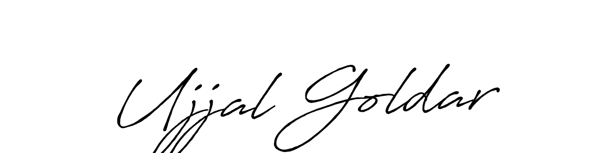 Ujjal Goldar stylish signature style. Best Handwritten Sign (Antro_Vectra_Bolder) for my name. Handwritten Signature Collection Ideas for my name Ujjal Goldar. Ujjal Goldar signature style 7 images and pictures png