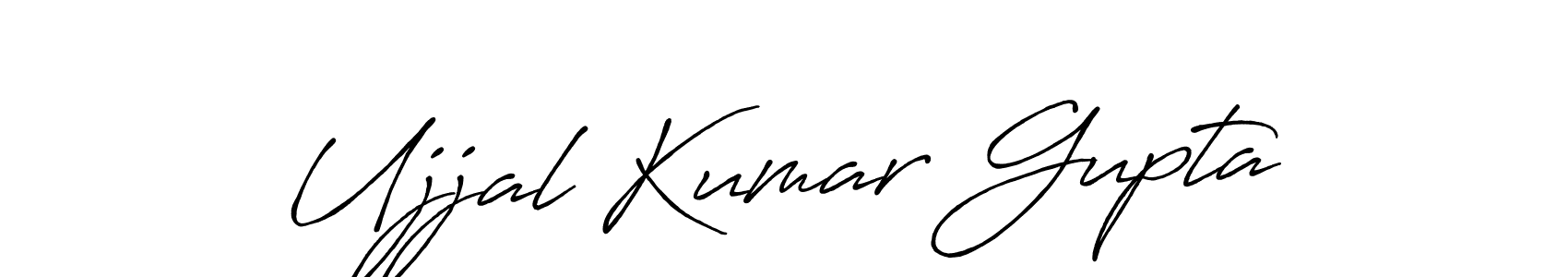 You should practise on your own different ways (Antro_Vectra_Bolder) to write your name (Ujjal Kumar Gupta) in signature. don't let someone else do it for you. Ujjal Kumar Gupta signature style 7 images and pictures png