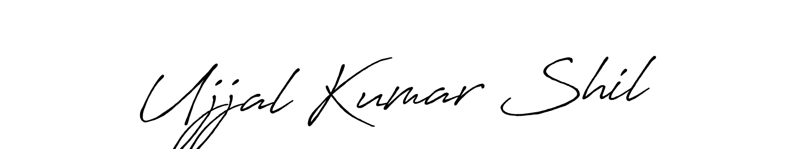 Create a beautiful signature design for name Ujjal Kumar Shil. With this signature (Antro_Vectra_Bolder) fonts, you can make a handwritten signature for free. Ujjal Kumar Shil signature style 7 images and pictures png