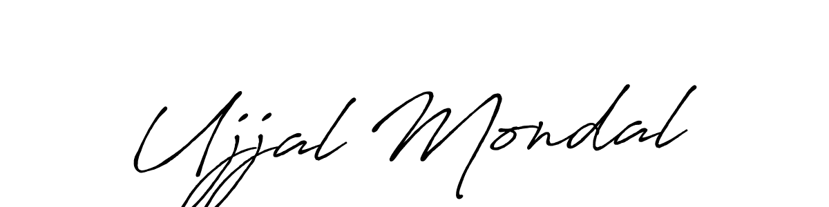 Design your own signature with our free online signature maker. With this signature software, you can create a handwritten (Antro_Vectra_Bolder) signature for name Ujjal Mondal. Ujjal Mondal signature style 7 images and pictures png