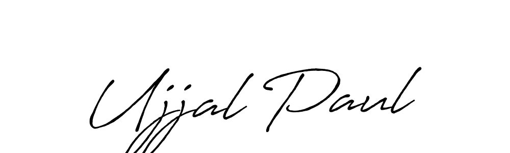 Make a beautiful signature design for name Ujjal Paul. With this signature (Antro_Vectra_Bolder) style, you can create a handwritten signature for free. Ujjal Paul signature style 7 images and pictures png