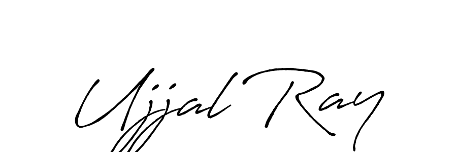 Design your own signature with our free online signature maker. With this signature software, you can create a handwritten (Antro_Vectra_Bolder) signature for name Ujjal Ray. Ujjal Ray signature style 7 images and pictures png