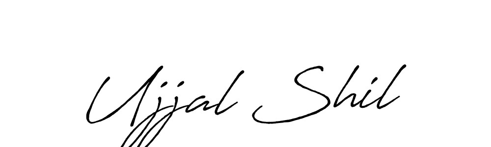 Design your own signature with our free online signature maker. With this signature software, you can create a handwritten (Antro_Vectra_Bolder) signature for name Ujjal Shil. Ujjal Shil signature style 7 images and pictures png