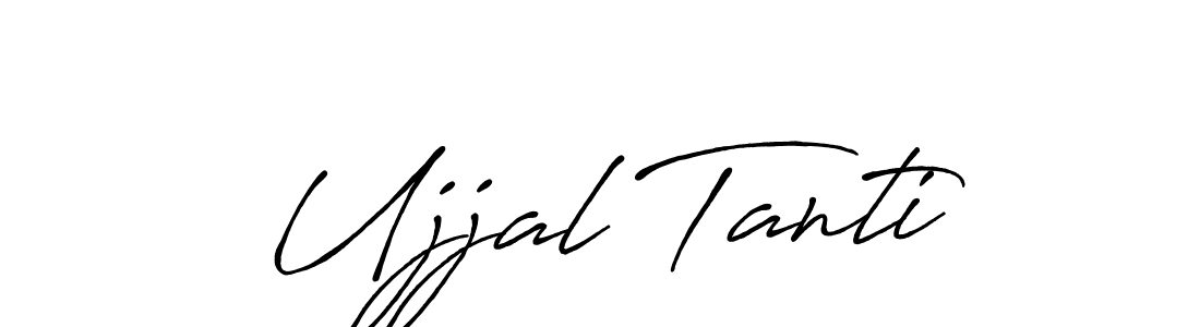 How to Draw Ujjal Tanti signature style? Antro_Vectra_Bolder is a latest design signature styles for name Ujjal Tanti. Ujjal Tanti signature style 7 images and pictures png