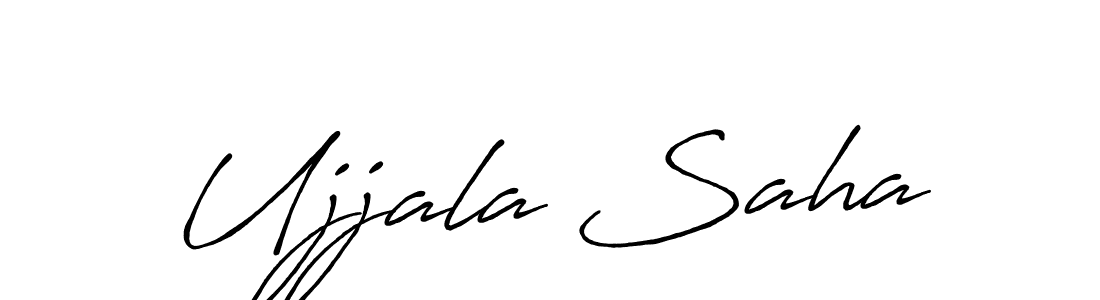 Also we have Ujjala Saha name is the best signature style. Create professional handwritten signature collection using Antro_Vectra_Bolder autograph style. Ujjala Saha signature style 7 images and pictures png