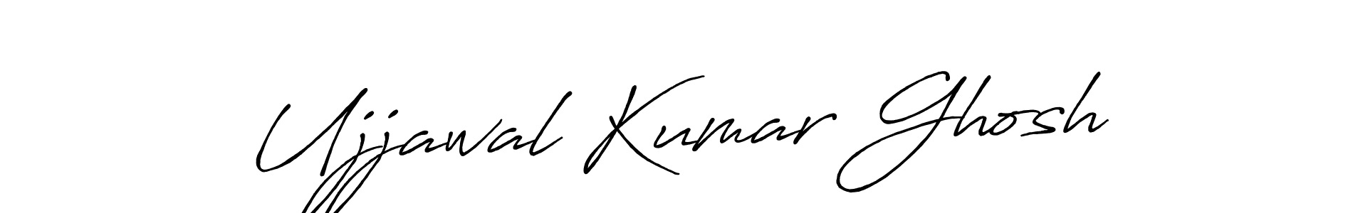 You should practise on your own different ways (Antro_Vectra_Bolder) to write your name (Ujjawal Kumar Ghosh) in signature. don't let someone else do it for you. Ujjawal Kumar Ghosh signature style 7 images and pictures png