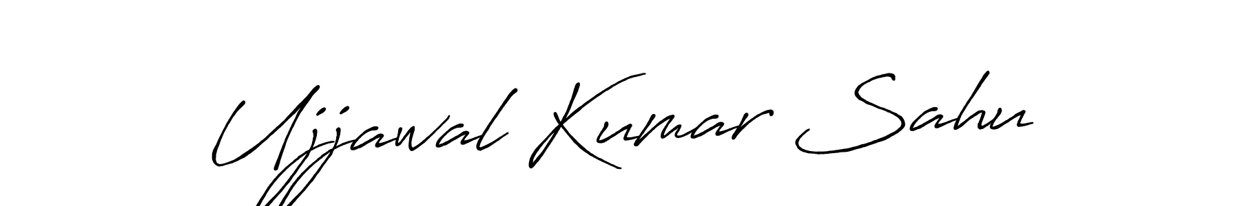 Ujjawal Kumar Sahu stylish signature style. Best Handwritten Sign (Antro_Vectra_Bolder) for my name. Handwritten Signature Collection Ideas for my name Ujjawal Kumar Sahu. Ujjawal Kumar Sahu signature style 7 images and pictures png