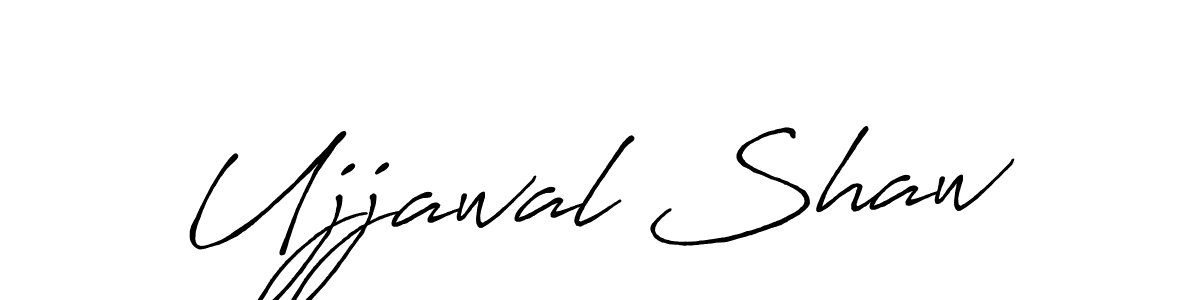 How to make Ujjawal Shaw signature? Antro_Vectra_Bolder is a professional autograph style. Create handwritten signature for Ujjawal Shaw name. Ujjawal Shaw signature style 7 images and pictures png