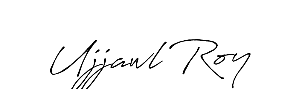 Use a signature maker to create a handwritten signature online. With this signature software, you can design (Antro_Vectra_Bolder) your own signature for name Ujjawl Roy. Ujjawl Roy signature style 7 images and pictures png