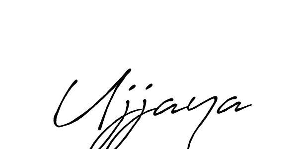 Ujjaya stylish signature style. Best Handwritten Sign (Antro_Vectra_Bolder) for my name. Handwritten Signature Collection Ideas for my name Ujjaya. Ujjaya signature style 7 images and pictures png