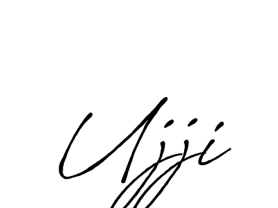 Create a beautiful signature design for name Ujji. With this signature (Antro_Vectra_Bolder) fonts, you can make a handwritten signature for free. Ujji signature style 7 images and pictures png