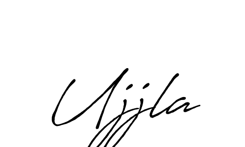 if you are searching for the best signature style for your name Ujjla. so please give up your signature search. here we have designed multiple signature styles  using Antro_Vectra_Bolder. Ujjla signature style 7 images and pictures png