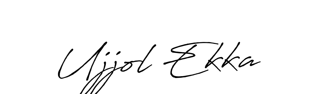 Make a beautiful signature design for name Ujjol Ekka. Use this online signature maker to create a handwritten signature for free. Ujjol Ekka signature style 7 images and pictures png