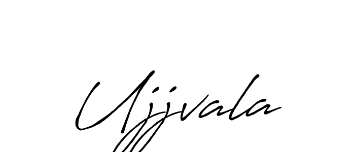 Use a signature maker to create a handwritten signature online. With this signature software, you can design (Antro_Vectra_Bolder) your own signature for name Ujjvala. Ujjvala signature style 7 images and pictures png