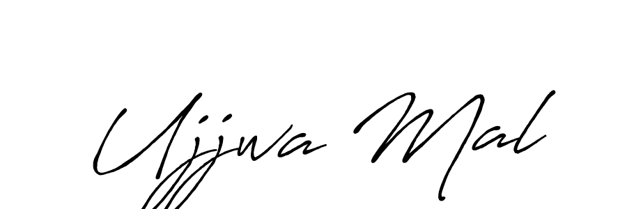 How to Draw Ujjwa Mal signature style? Antro_Vectra_Bolder is a latest design signature styles for name Ujjwa Mal. Ujjwa Mal signature style 7 images and pictures png