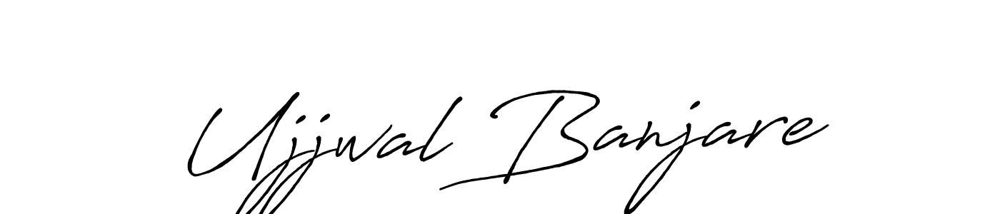 Ujjwal Banjare stylish signature style. Best Handwritten Sign (Antro_Vectra_Bolder) for my name. Handwritten Signature Collection Ideas for my name Ujjwal Banjare. Ujjwal Banjare signature style 7 images and pictures png