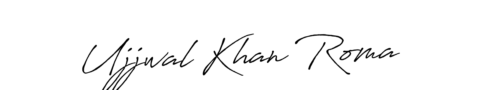 Here are the top 10 professional signature styles for the name Ujjwal Khan Roma. These are the best autograph styles you can use for your name. Ujjwal Khan Roma signature style 7 images and pictures png