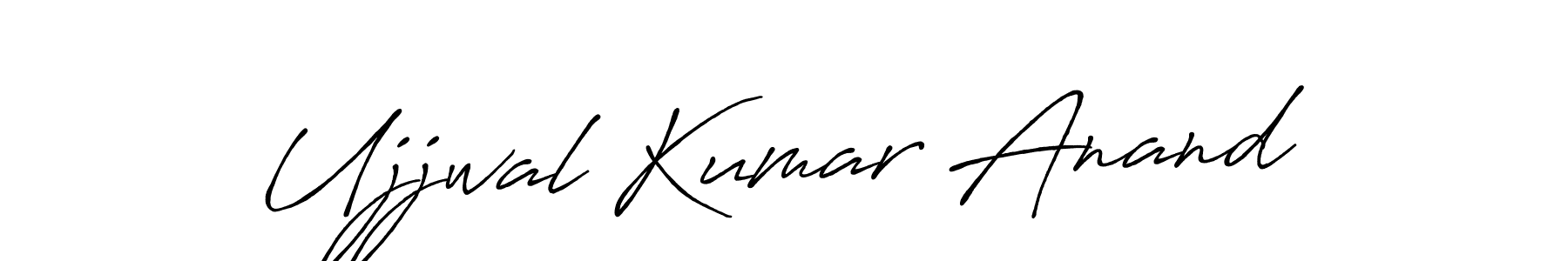 Make a beautiful signature design for name Ujjwal Kumar Anand. With this signature (Antro_Vectra_Bolder) style, you can create a handwritten signature for free. Ujjwal Kumar Anand signature style 7 images and pictures png