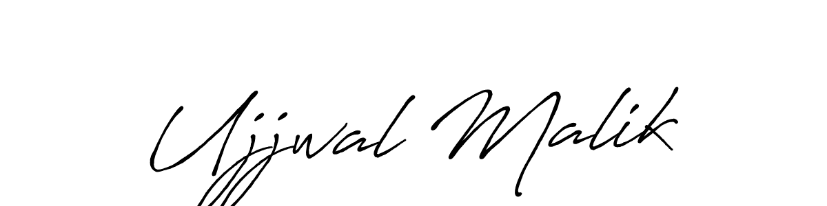 The best way (Antro_Vectra_Bolder) to make a short signature is to pick only two or three words in your name. The name Ujjwal Malik include a total of six letters. For converting this name. Ujjwal Malik signature style 7 images and pictures png